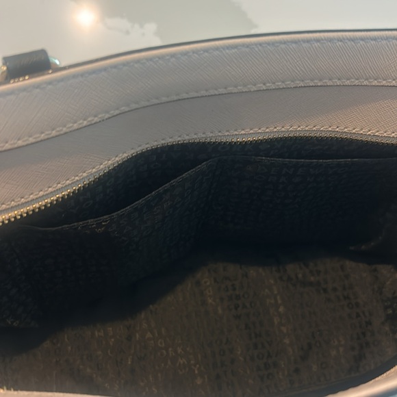 KATE SPADE Laurel Way Med Dally Tote Bag Warm Beige/Black purse Saffiano Leather - Picture 8 of 8